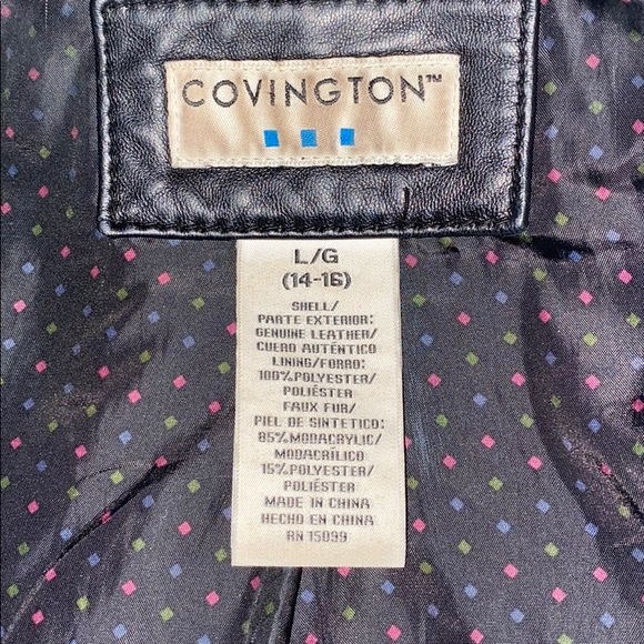 Covington Women’s Genuine Leather Coat - Picture 7 of 7